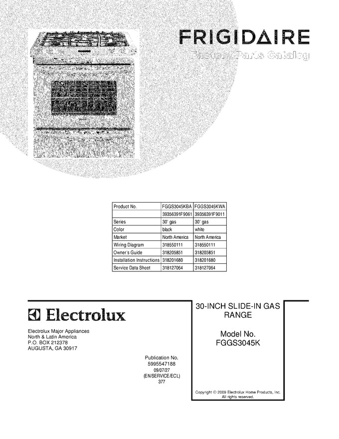 Diagram for FGGS3045KWA