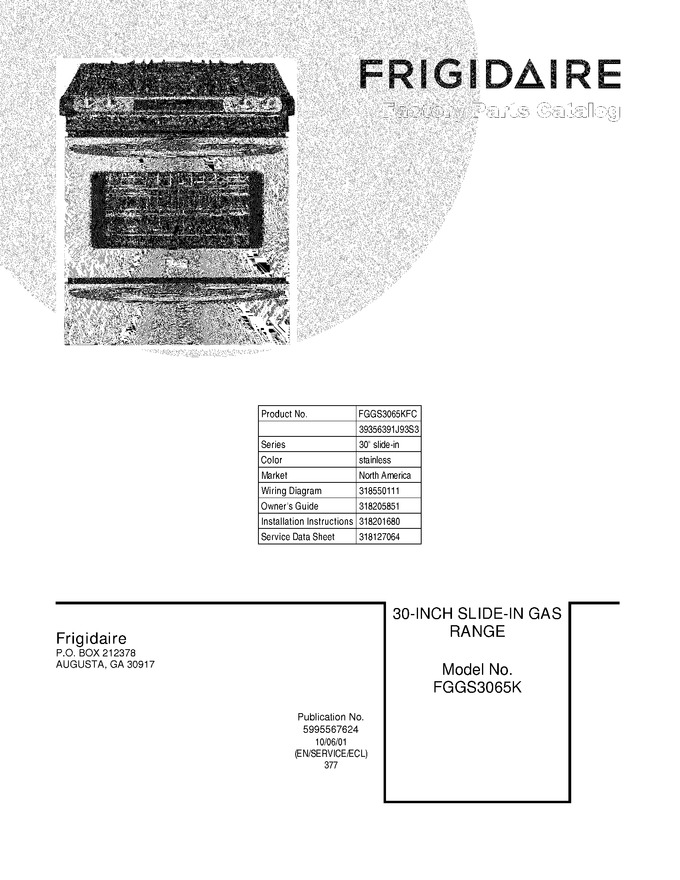 Diagram for FGGS3065KFC