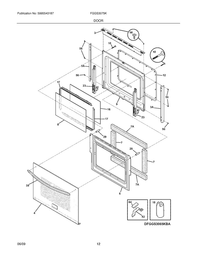 Diagram for FGGS3075KWA