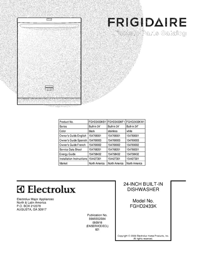 Diagram for FGHD2433KW1