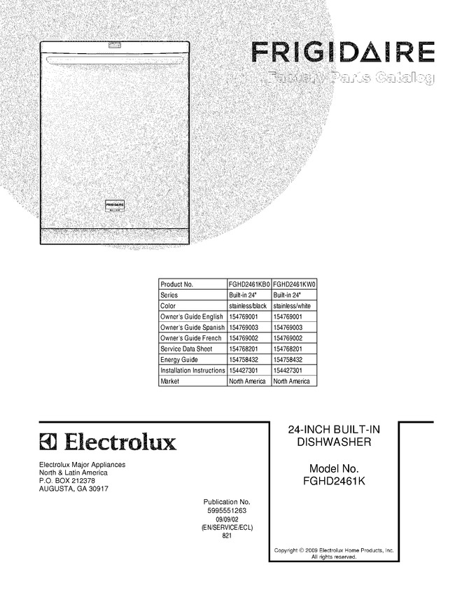 Diagram for FGHD2461KW0