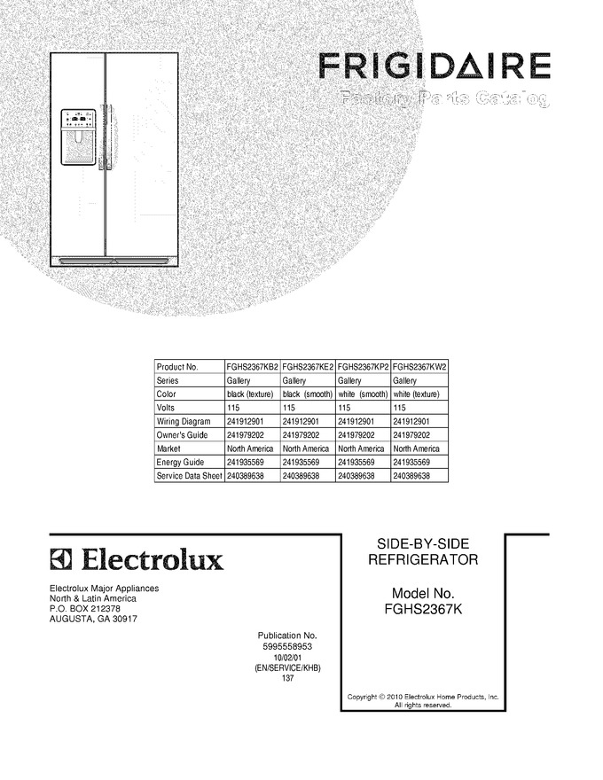 Diagram for FGHS2367KW2