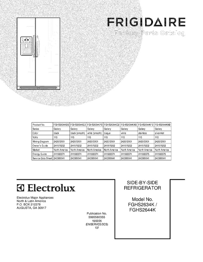 Diagram for FGHS2634KB2