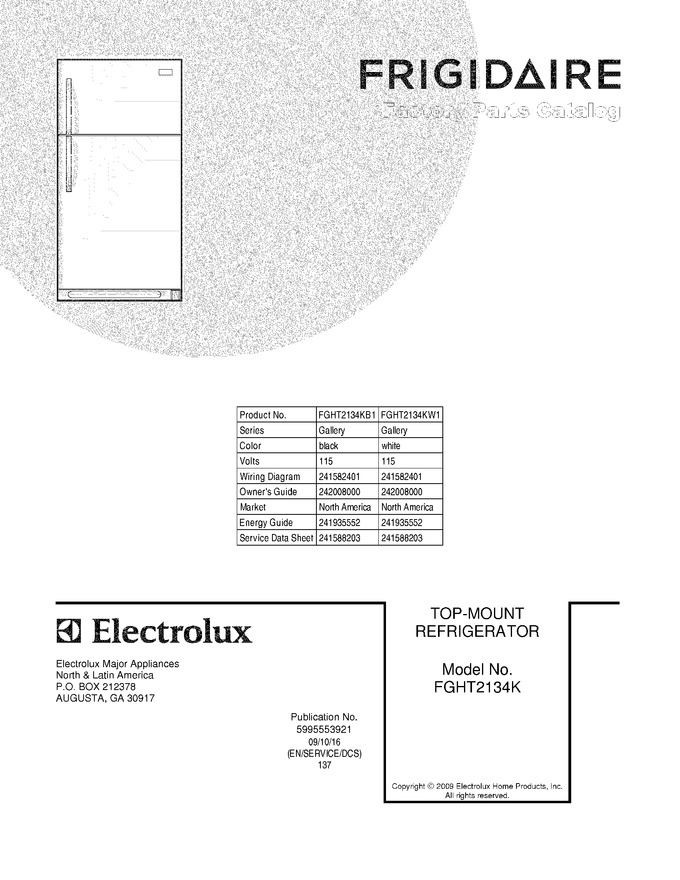 Diagram for FGHT2134KW1