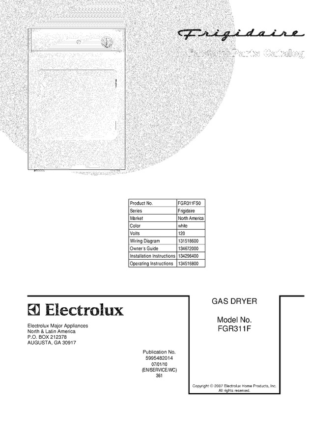 Diagram for FGR311FS0