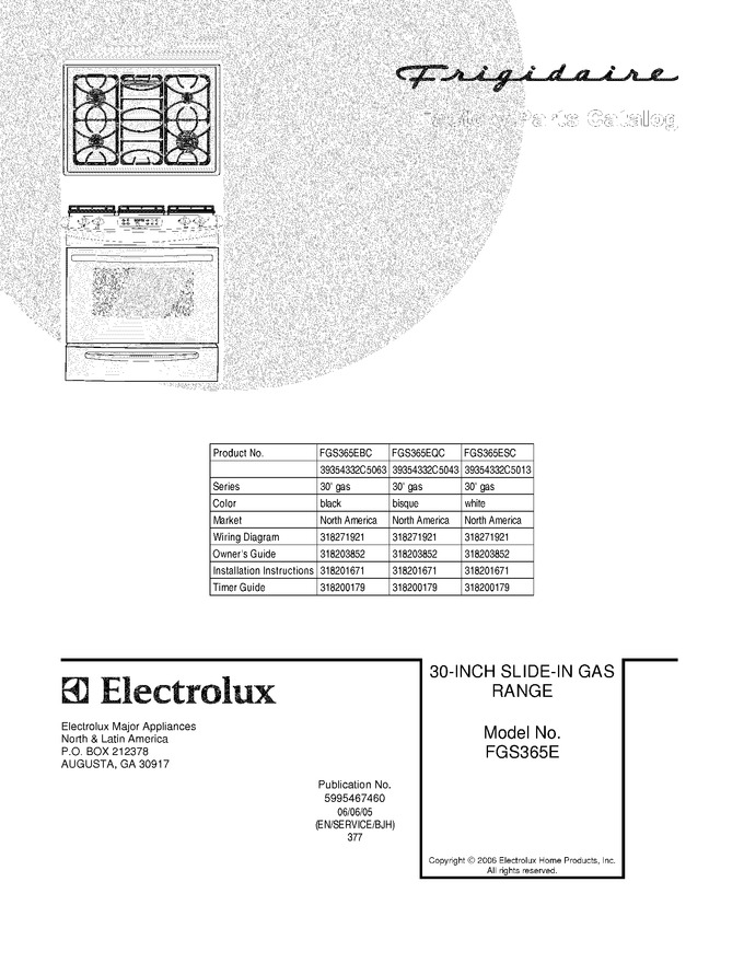 Diagram for FGS365ESC