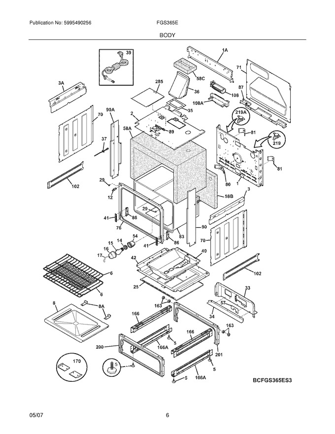 Diagram for FGS365EQD