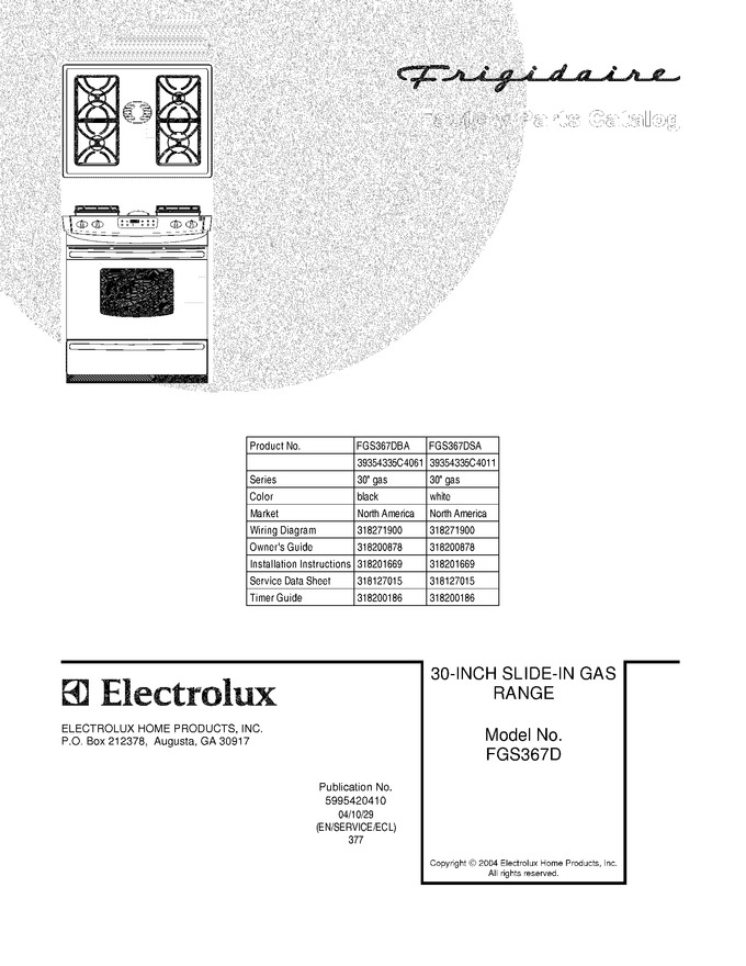 Diagram for FGS367DBA