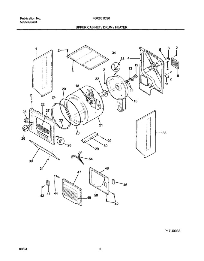 Diagram for FGX831CS0