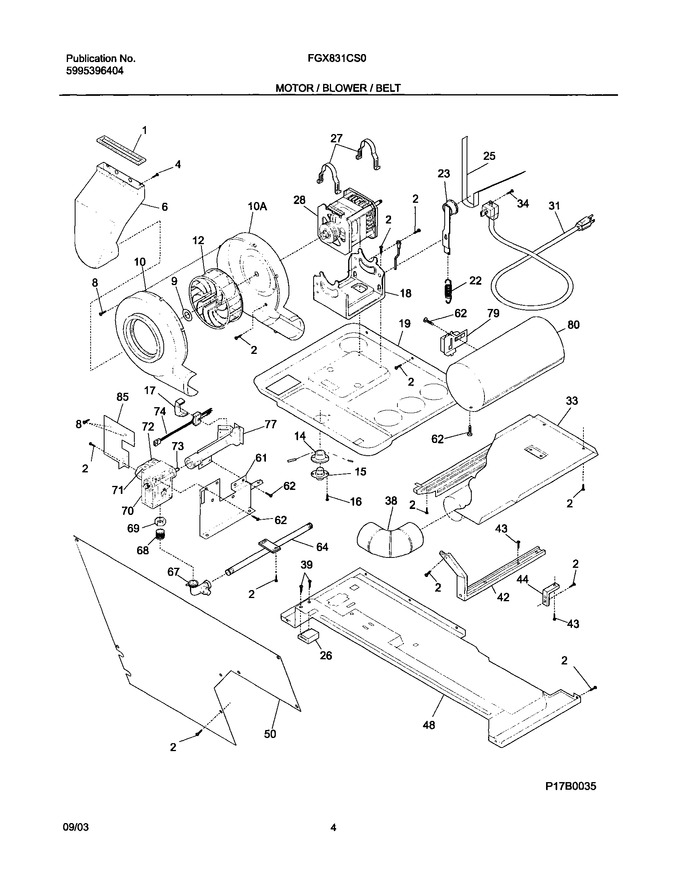 Diagram for FGX831CS0