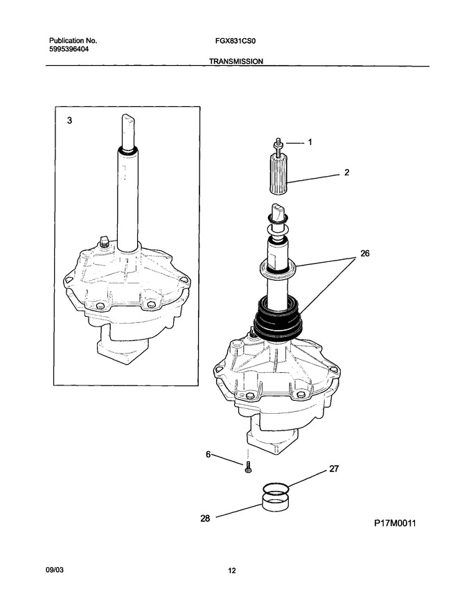 Diagram for FGX831CS0