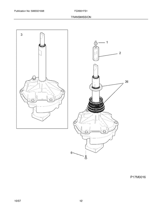 Diagram for FGX831FS1