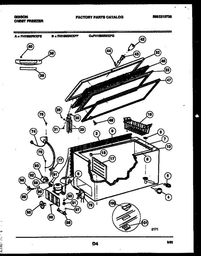 Diagram for FH16M3WXFF