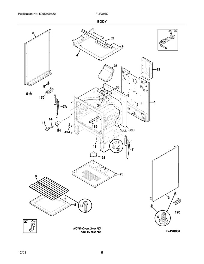 Diagram for FLF316CQB