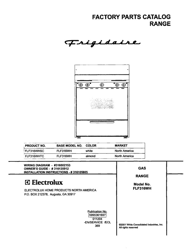 Diagram for FLF316WHSC