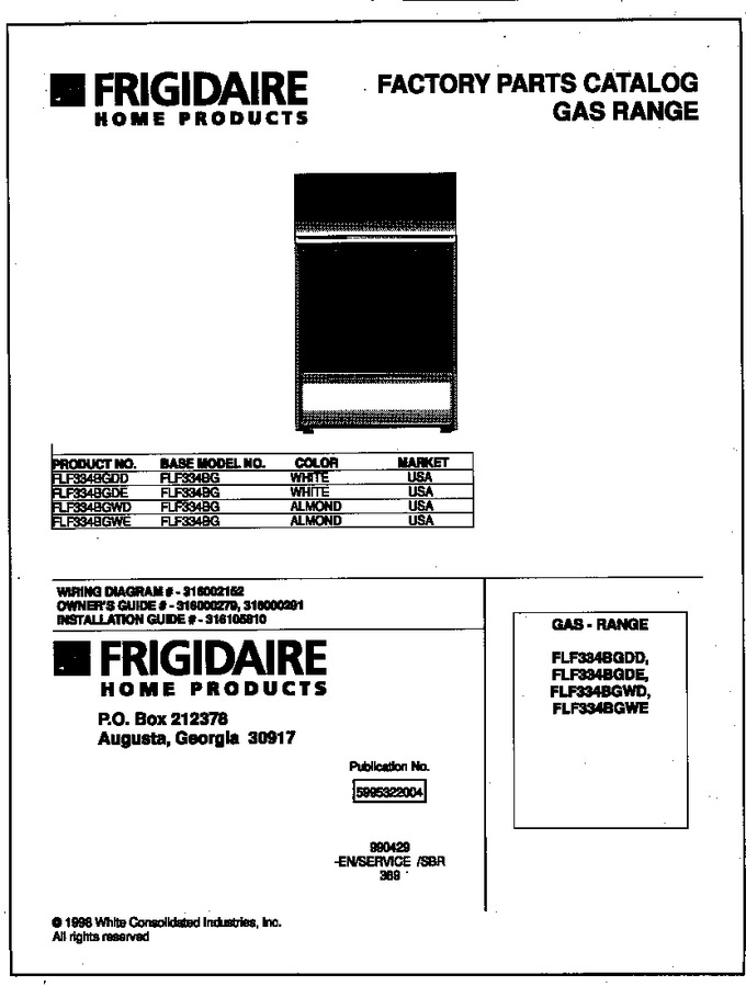 Diagram for FLF334BGWE