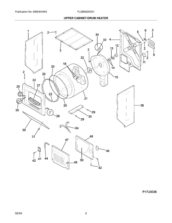 Diagram for FLGB8200DS1