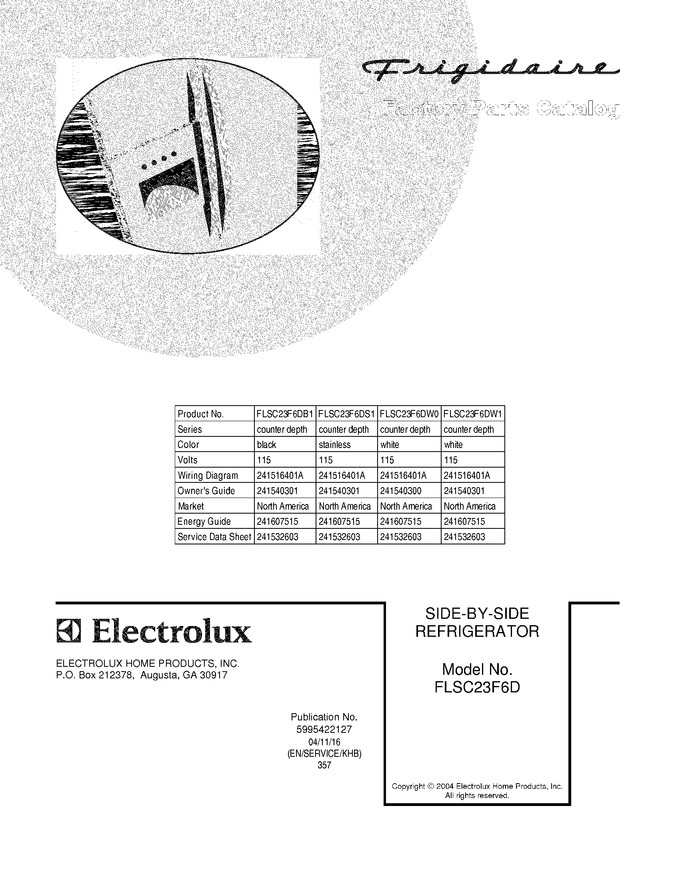 Diagram for FLSC23F6DW0