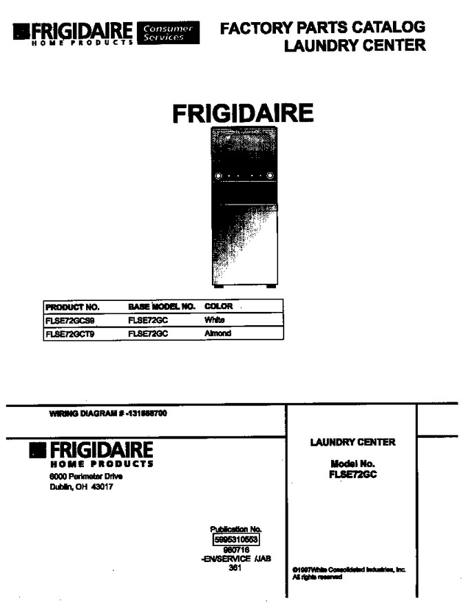 Diagram for FLSE72GCS9