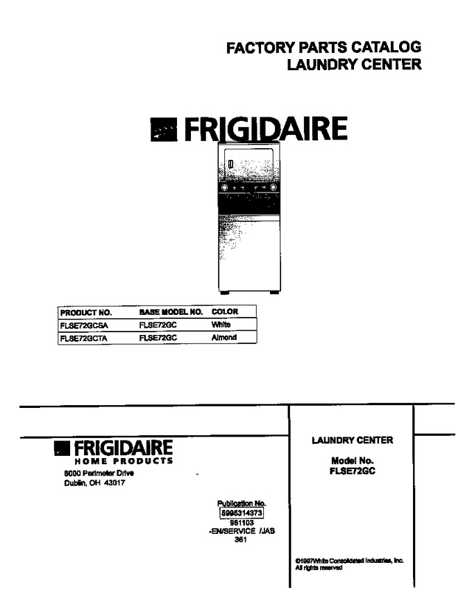 Diagram for FLSE72GCSA