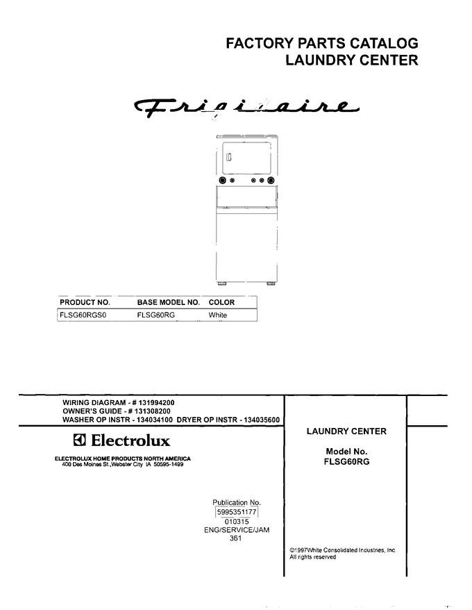 Diagram for FLSG60RGS0