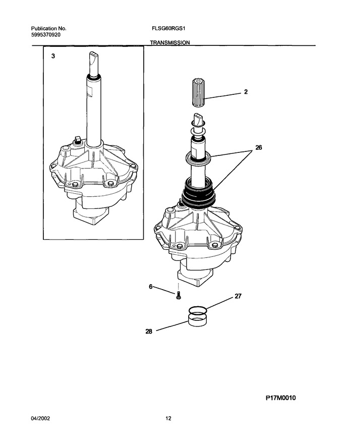 Diagram for FLSG60RGS1