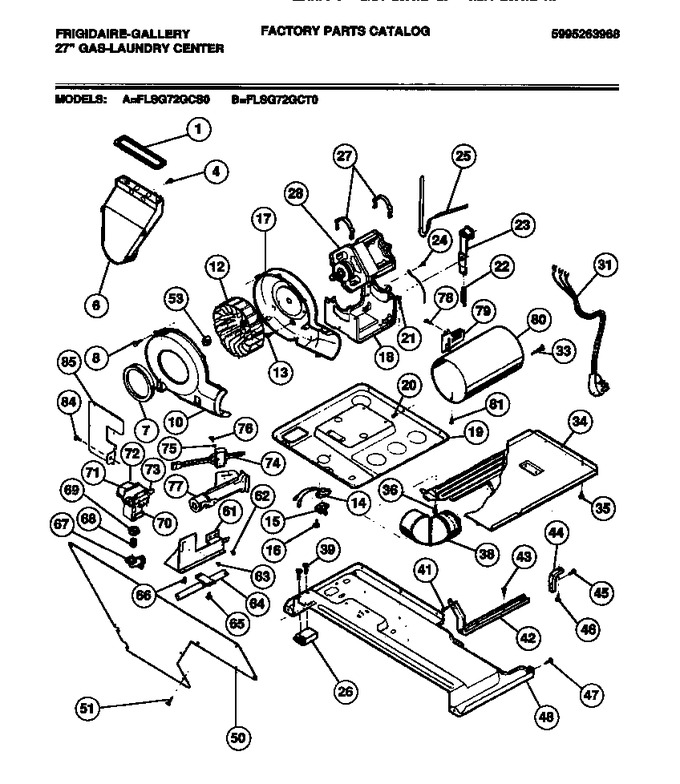 Diagram for FLSG72GCS0