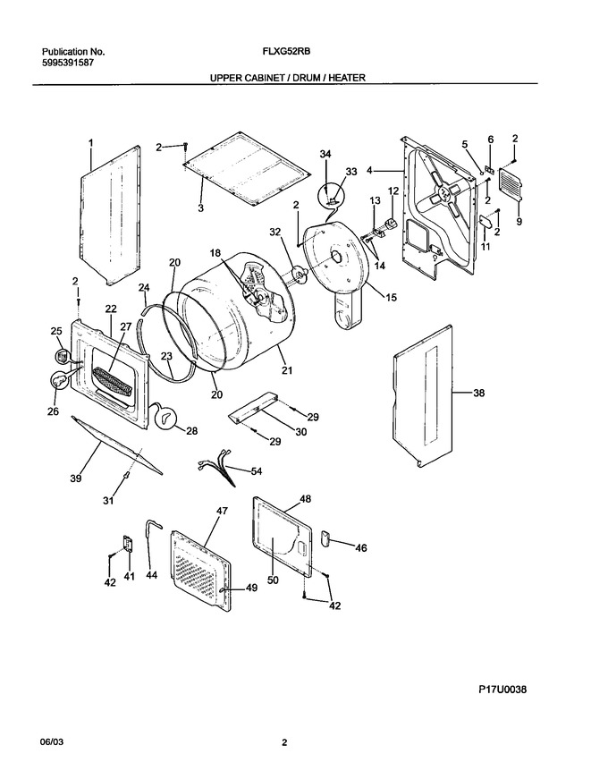 Diagram for FLXG52RBSA