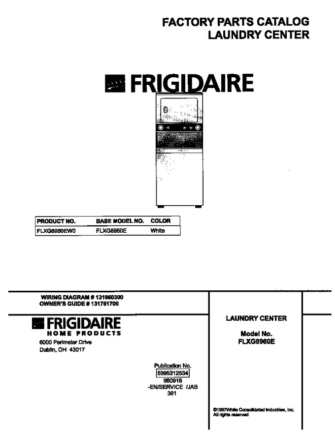 Diagram for FLXG8960EW0