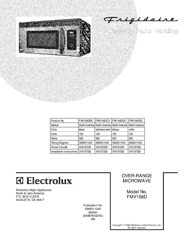 Diagram for FMV156DQC