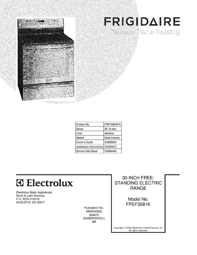 Diagram for FPEF3081KFA