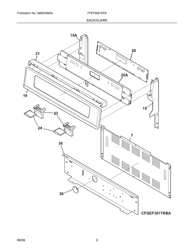 Diagram for FPEF3081KFB