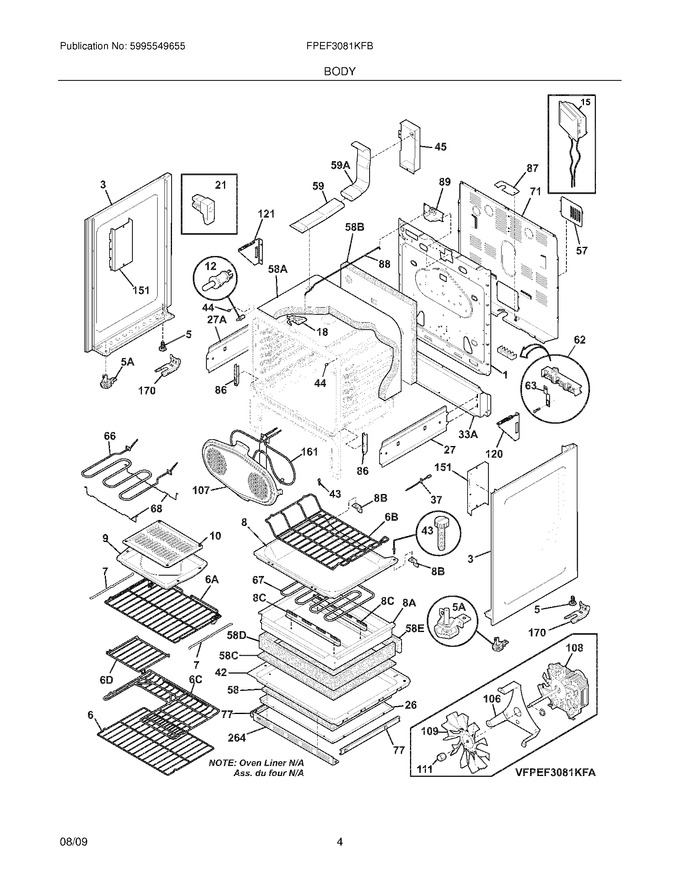 Diagram for FPEF3081KFB