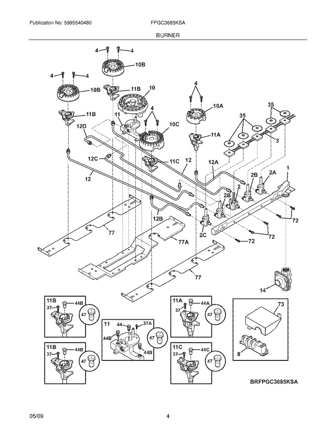 Diagram for FPGC3685KSA