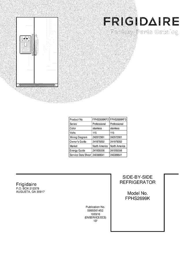 Diagram for FPHS2699KF2