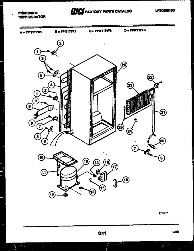 Diagram for FPI11TLFW3