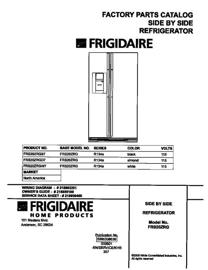 Diagram for FRS20ZRGW7