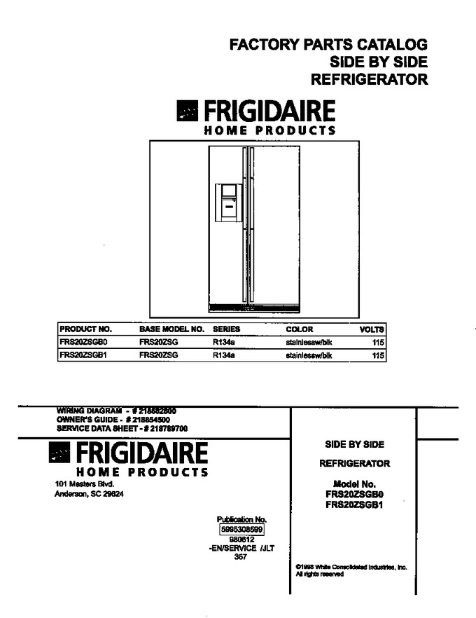 Diagram for FRS20ZSGB0