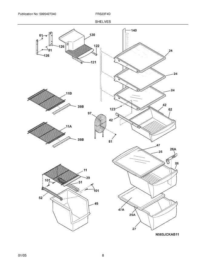 Diagram for FRS23F4DW4