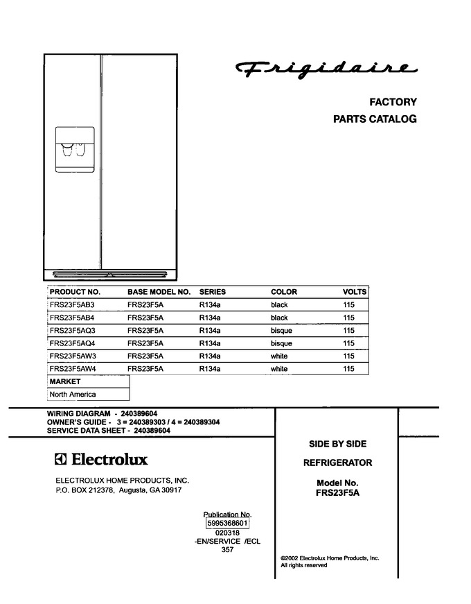 Diagram for FRS23F5AW4