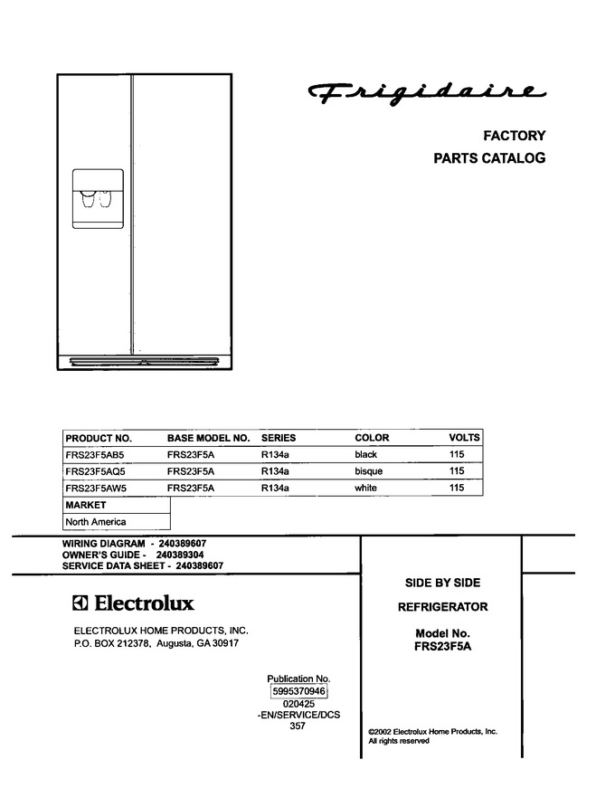 Diagram for FRS23F5AQ5