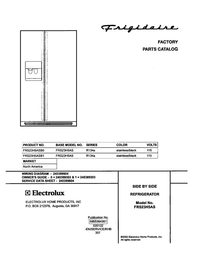 Diagram for FRS23H5ASB0