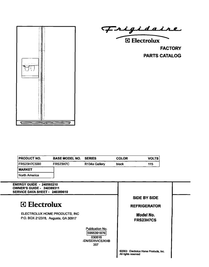 Diagram for FRS23H7CSB0