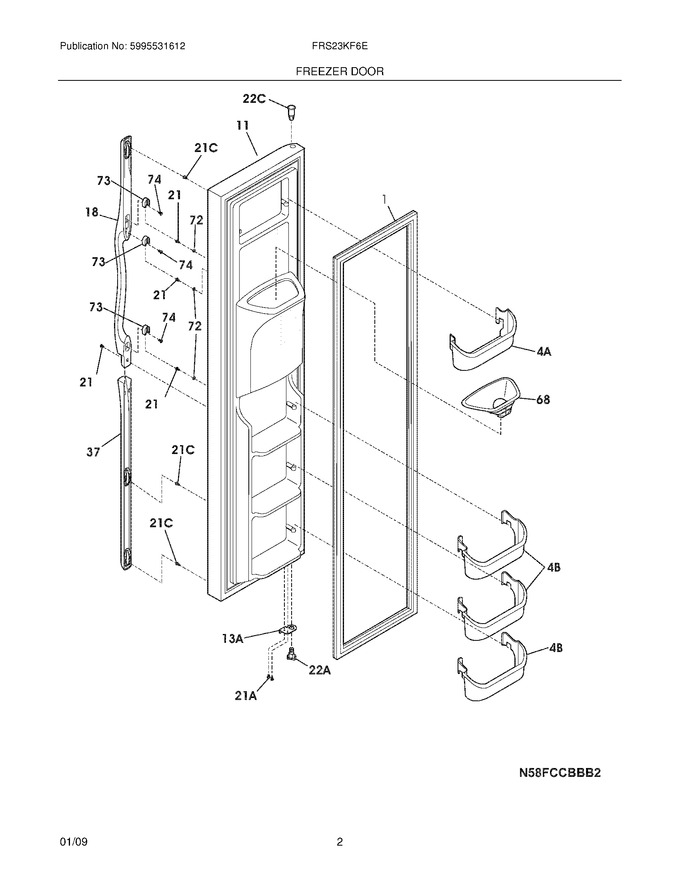 Diagram for FRS23KF6EWC