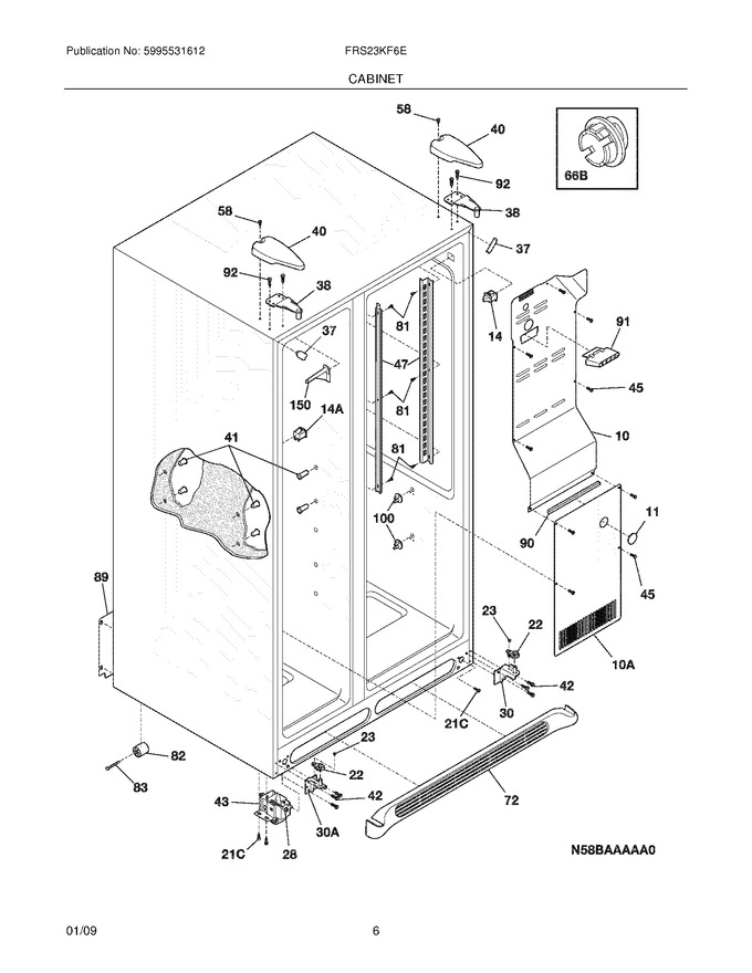 Diagram for FRS23KF6EWC