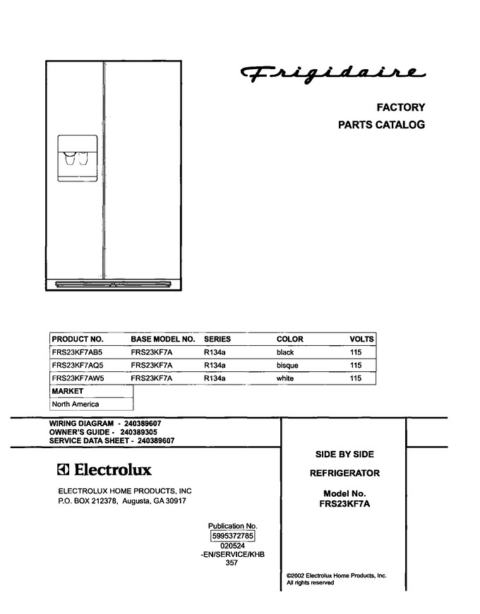 Diagram for FRS23KF7AW5