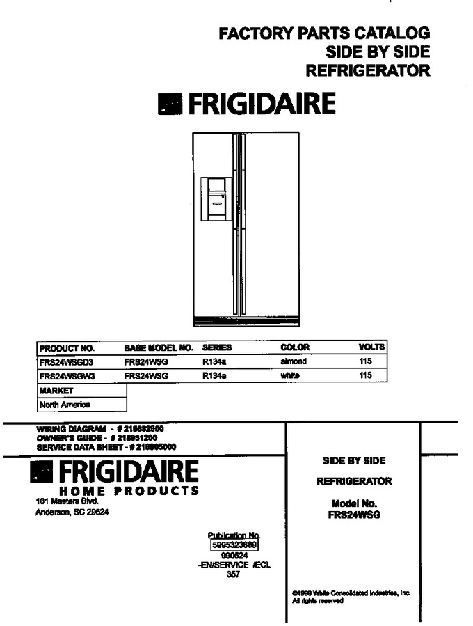 Diagram for FRS24WSGD3