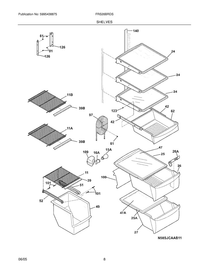 Diagram for FRS26BRDSB9