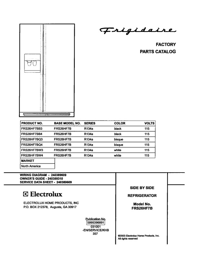 Diagram for FRS26HF7BB3