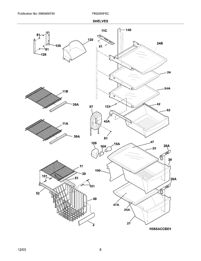 Diagram for FRS26KF6CW3